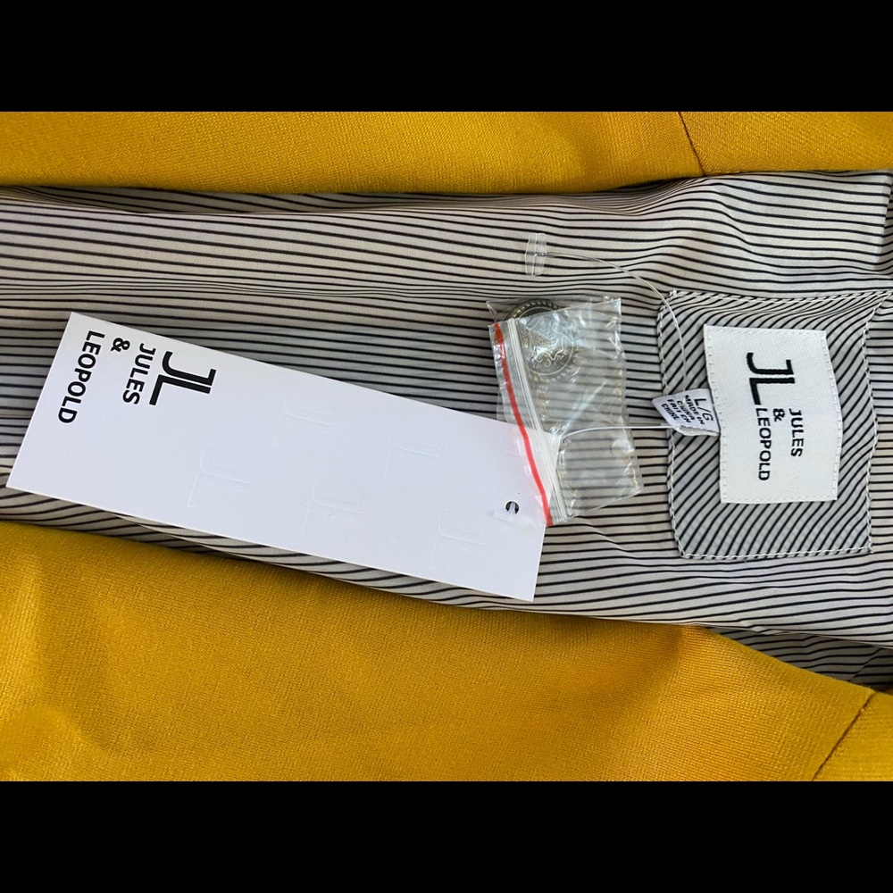 Jules and Leopold yellow blazer. Size L